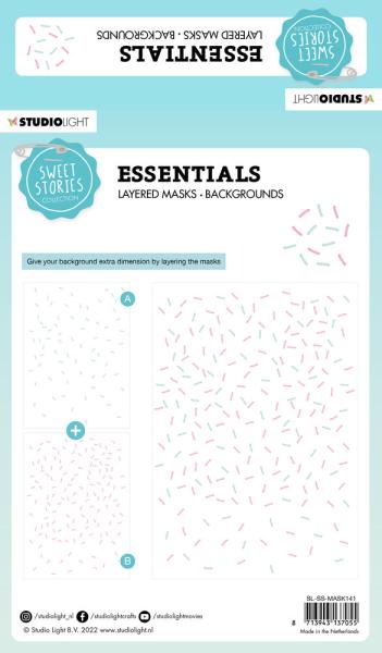 Studio Light - Layered Stencil - Spinkles - Schablone 