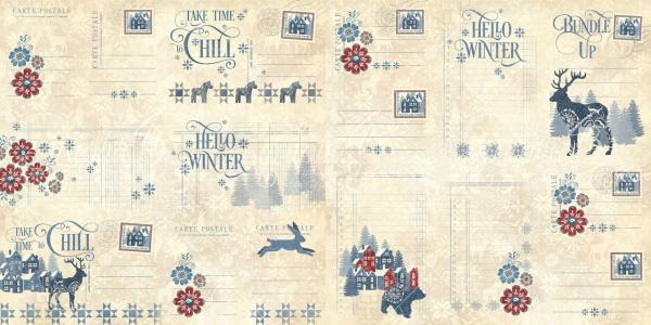 Graphic 45 "Let´s Get Cozy " Ephemera - Stanzteile & Journaling Cards