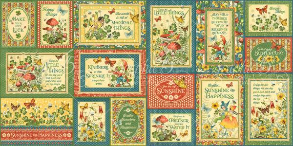 Graphic 45 "Little Things " Ephemera - Stanzteile & Journaling Cards