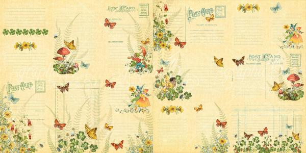 Graphic 45 "Little Things " Ephemera - Stanzteile & Journaling Cards