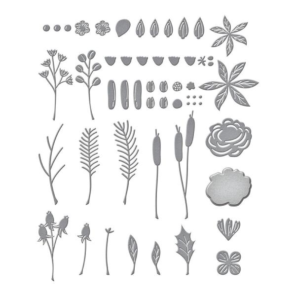 Spellbinders Dies "Holiday Blooms" Stanzschablonen