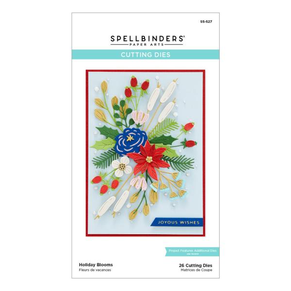 Spellbinders Dies "Holiday Blooms" Stanzschablonen