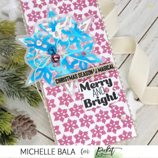 Picket Fence Studios - Paper Glaze -  Pink Tinsel  