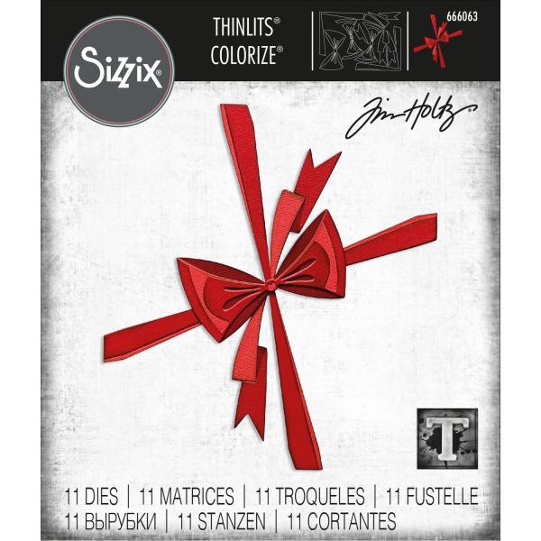Sizzix Thinlits Craft Die-Set -  Bowtied Colorize  