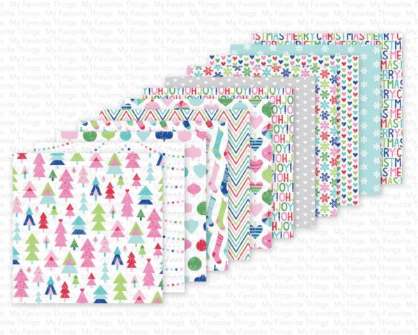 My Favorite Things Colorful Christmas 6x6 Inch Paper Pad