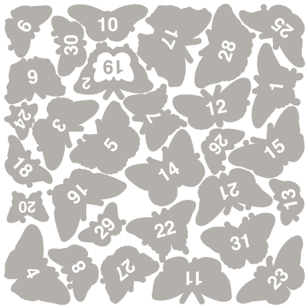 Crafters Companion - Dies -Timeless Butterfly Collection Topper Sheets & Dies - Stanze - Topper-Bögen