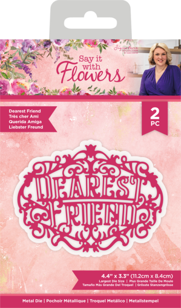 Crafters Companion - Dies -Dearest Friend - Stanze