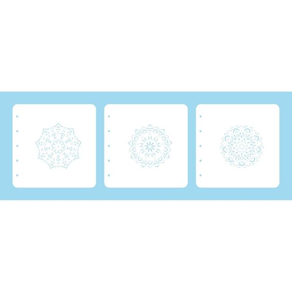 Nellie's Choice - Stencils for Magnetic Colouring - Layered Stencil - " Mandala -3 " - Schablone 