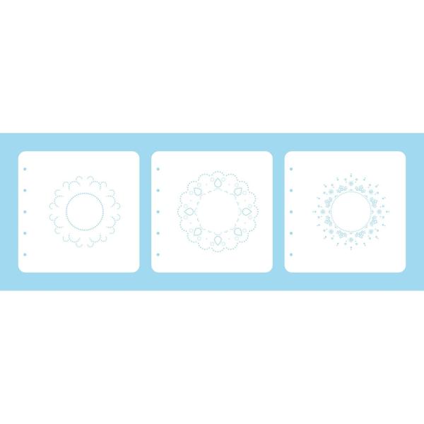 Nellie's Choice - Stencils for Magnetic Colouring - Layered Stencil - " Dots " - Schablone 