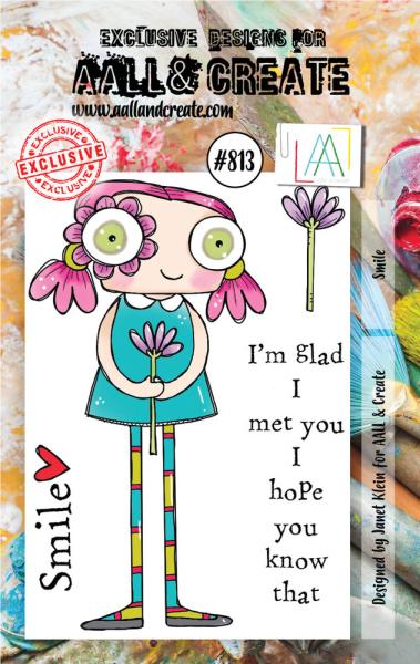 AALL and Create - Stamp -  Smile  - Stempel A7