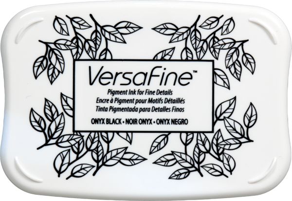 Tsukineko VersaFine Large Ink Pad -  Onyx Black   - Pigmenttinte - Stempelkissen 