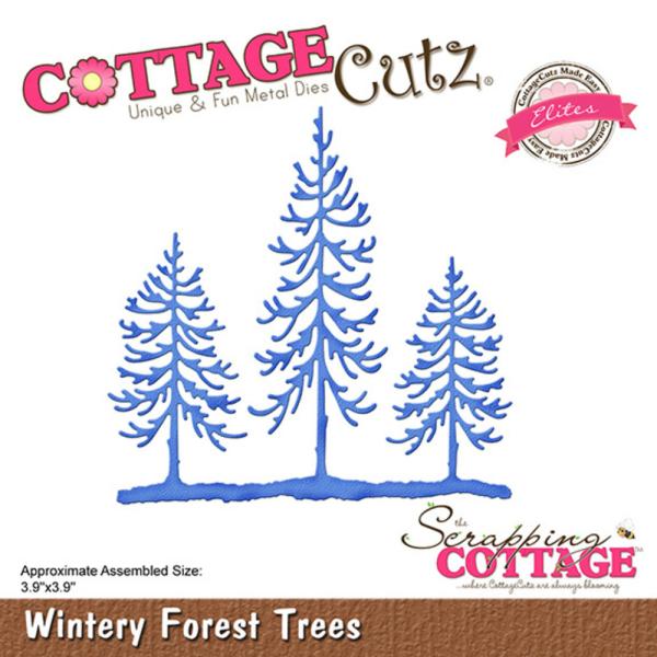 Scrapping Cottage - Dies - Wintery Forest Trees - Stanze