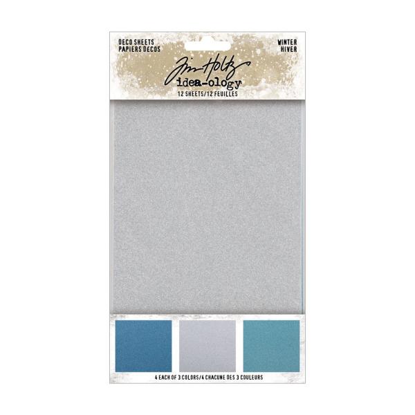 Tim Holtz - " Deco Sheets Winter" - Glitzerkarton