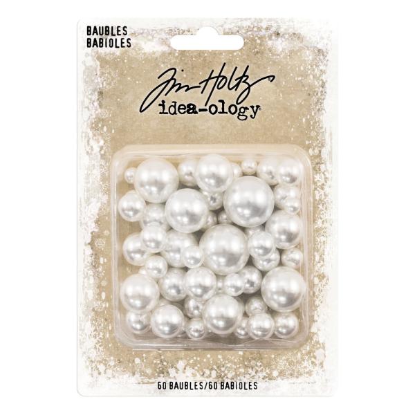 Tim Holtz - Idea Ology " Christmas Baubles" - Perlen 