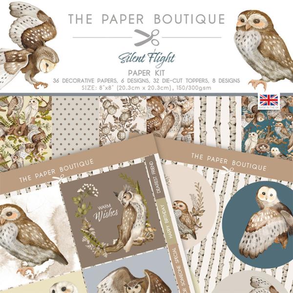 The Paper Boutique - Paper Kit - Silent Flight  - Die Cut Toppers - Designpapier 