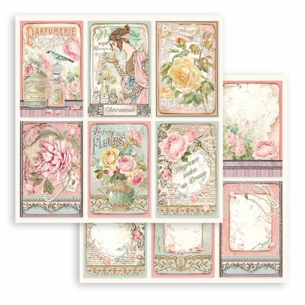 Stamperia "Rose Parfum" 12x12" Paper Sheet - Cardstock