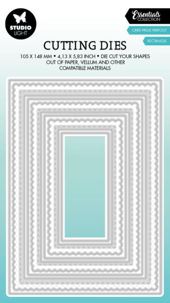 Studio Light - Dies -  Card Passe Partout Rectangle  - Stanze