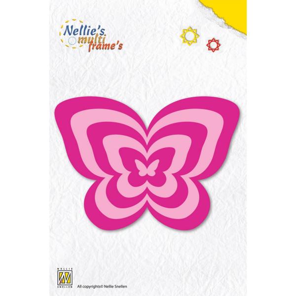 Nellie Snellen - Multiframe Dies - "  Butterfly " - Stanze