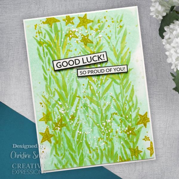 Creative Expressions - DL Stencil - Slimline Stencil -  Weeping Willow  - Schablone