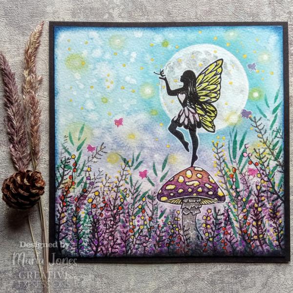 Creative Expressions - DL Stencil - Slimline Stencil -  Weeping Willow  - Schablone