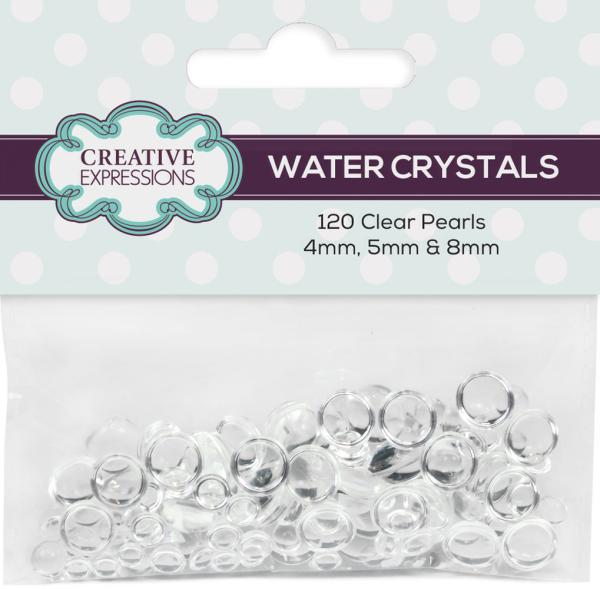 Creative Expressions - Water Crystals Clear Pearls - Halbperlen