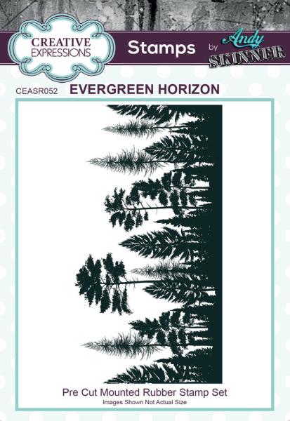 Creative Expressions - Rubber Stamp -  Evergreen Horizon - Gummistempel