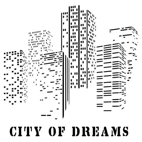 Creative Expressions - Stencil - City Of Dreams  - Schablone