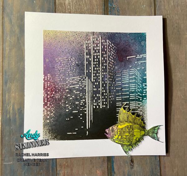 Creative Expressions - Stencil - City Of Dreams  - Schablone