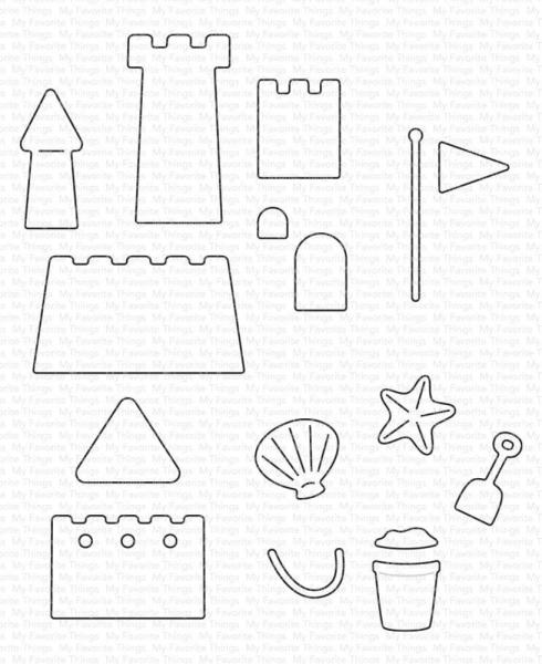 My Favorite Things Die-namics "Sandcastle Builder" | Stanzschablone | Stanze | Craft Die