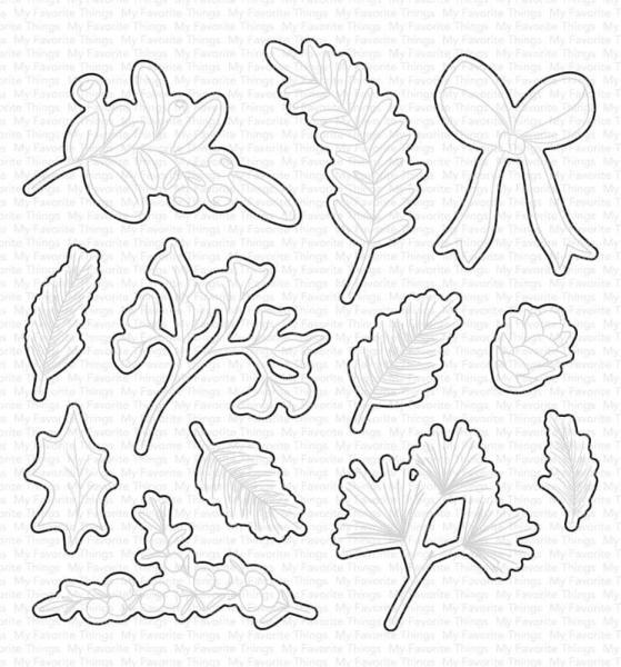 My Favorite Things Die-namics "Winter Greenery" | Stanzschablone | Stanze | Craft Die