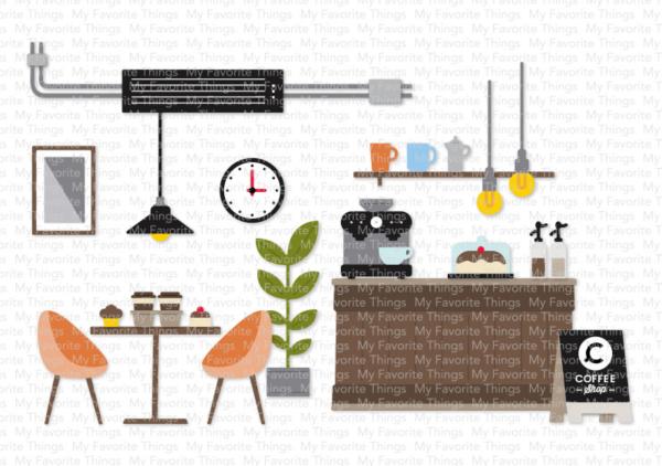 My Favorite Things Die-namics "Bistro Basics" | Stanzschablone | Stanze | Craft Die