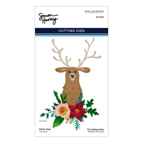 Spellbinders Dies "Floral Stag" Stanzschablonen