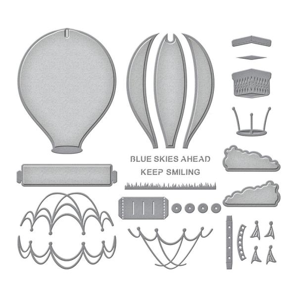 Spellbinders 3D Die "3D Vignette Hot Air Balloon"