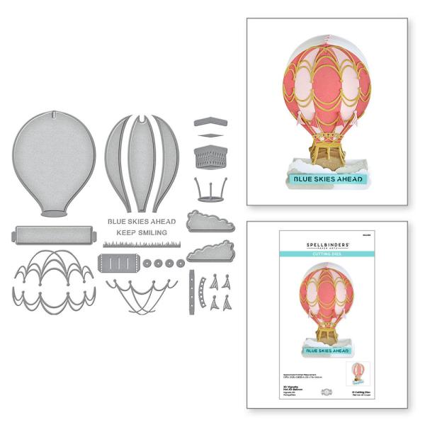 Spellbinders 3D Die "3D Vignette Hot Air Balloon"