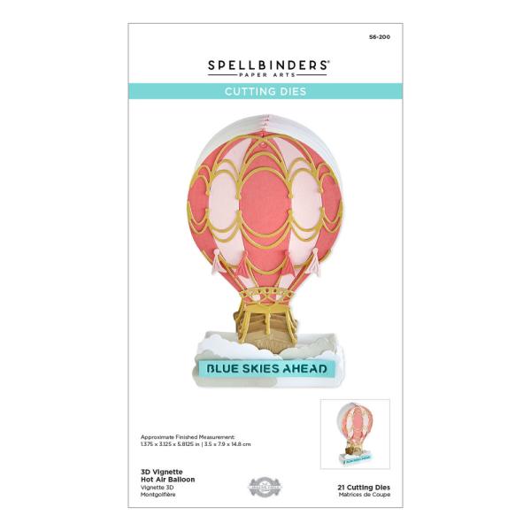 Spellbinders 3D Die "3D Vignette Hot Air Balloon"