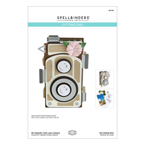 Spellbinders 3D Die "3D Vignette Twin Lens Camera"