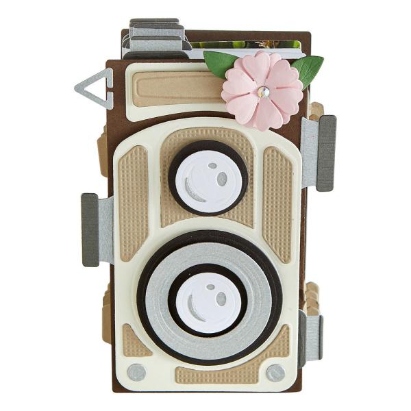 Spellbinders 3D Die "3D Vignette Twin Lens Camera"