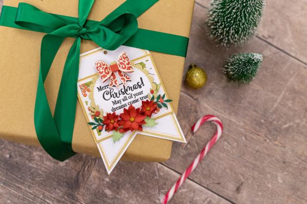 Gemini - Dies - Festive Create-A-Bow  - Stanze - Festlicher Schleifenbogen