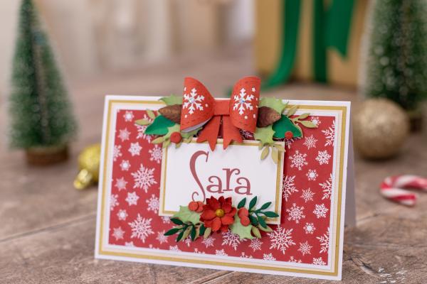 Gemini - Dies - Festive Create-A-Bow  - Stanze - Festlicher Schleifenbogen