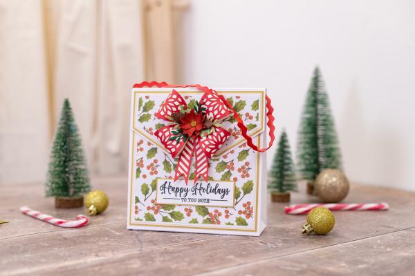 Gemini - Dies - Festive Create-A-Bow  - Stanze - Festlicher Schleifenbogen