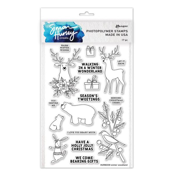 Spellbinders - Clear Stamp - "Winter Woodland " - Silikonstempel by Simon Hurley