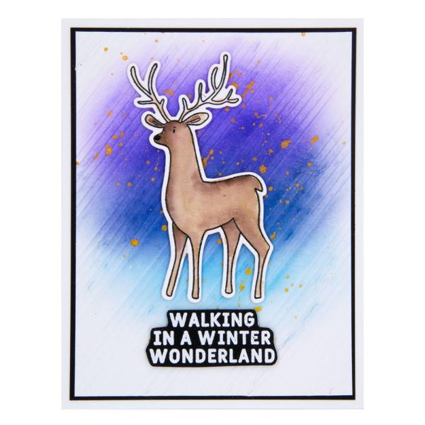 Spellbinders - Clear Stamp - "Winter Woodland " - Silikonstempel by Simon Hurley