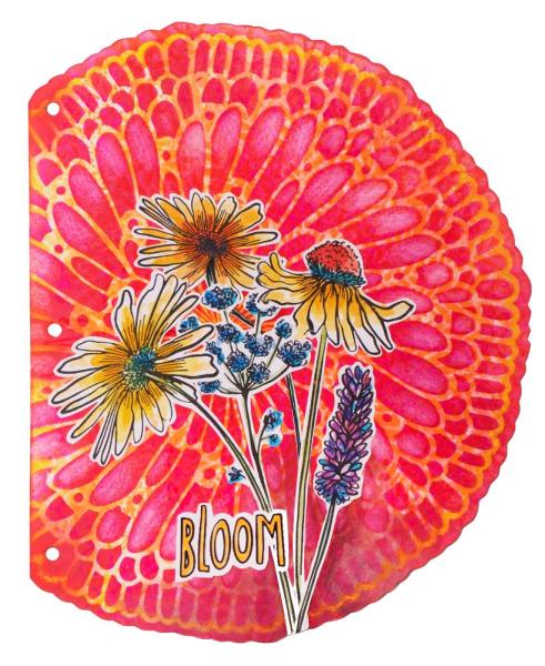 Art By Marlene - Back To Nature  Clear Stamp -  Wildflowers  - Stempel