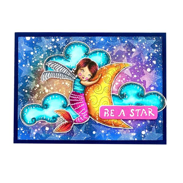 Art By Marlene - Out of This World  Clear Stamp -  Dreamgirls  - Stempel
