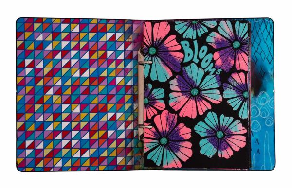 Art By Marlene - Bold & Bright Mask - "  Vibrant Flowers  " - Stencil - Schablone