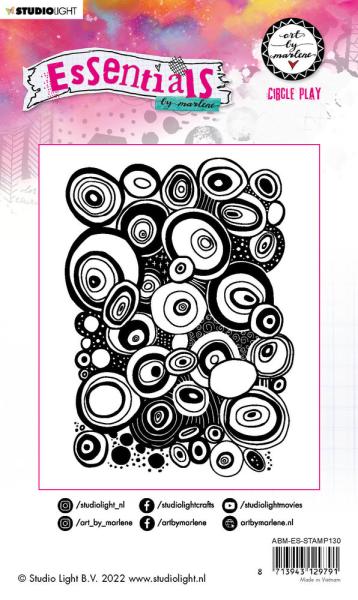 Art By Marlene - Essentials Cling Stamp -  Circle Play  - Stempel