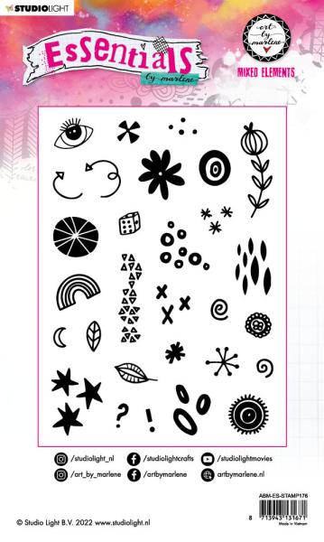 Art By Marlene - Essentials Cling Stamp -  Sunset Landscape  - Stempel