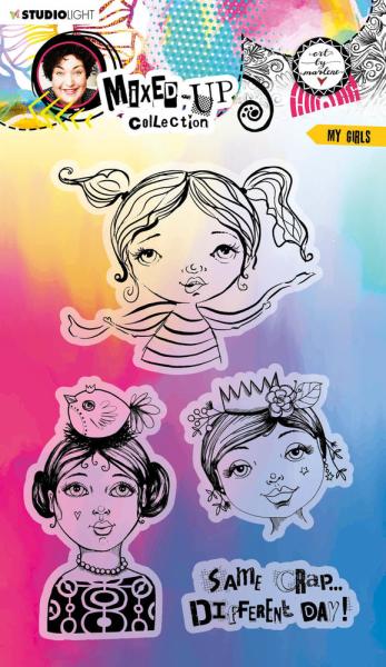 Art By Marlene - Mixed-Up Collection Clear Stamp - My Girls  - Stempel