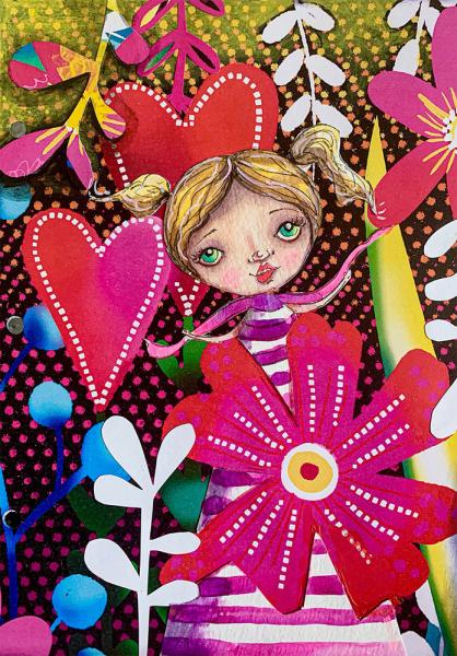 Art By Marlene - Mixed-Up Collection Clear Stamp - My Girls  - Stempel