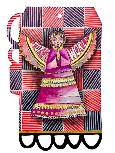 Art By Marlene - Essentials Die Cuts Paper Tags - Funky - Stanzteile